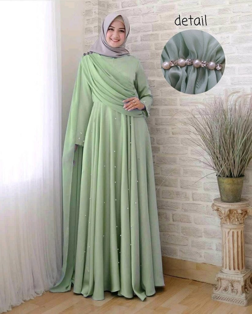 photo model dress hijab untuk pesta modernhijab77