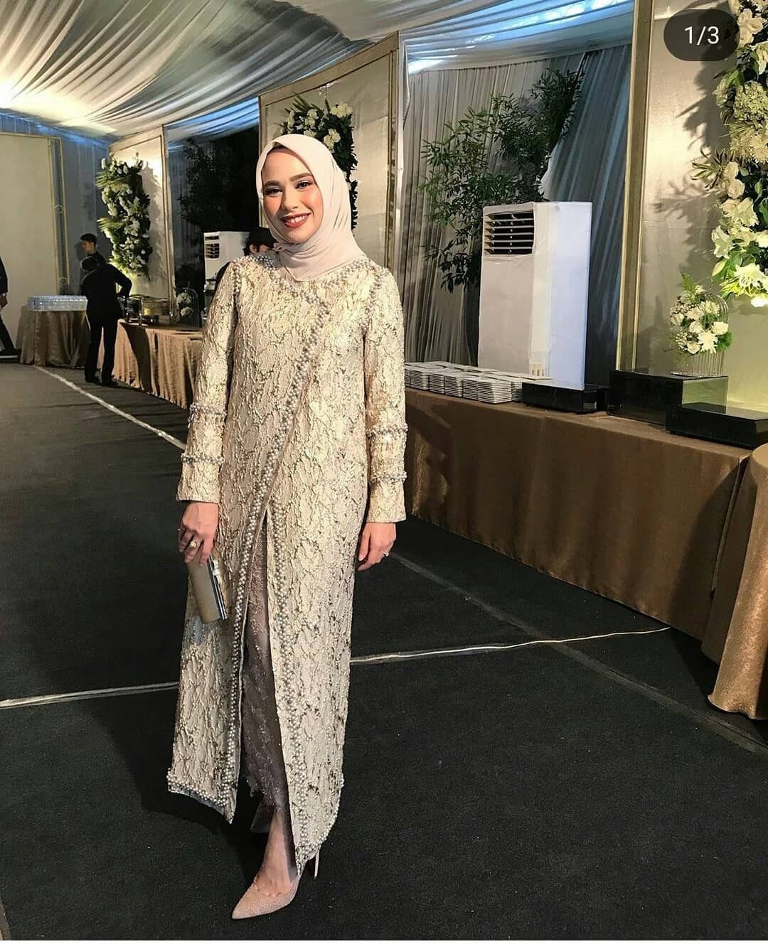 Pinnunung Nuraeni On Hijab Pengantin, Hijab Pesta | Model Baju Model Hijab Pesta